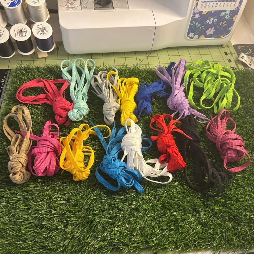 colorful shoe lace bundle (15 total)